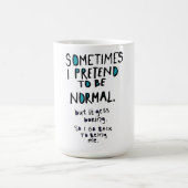 Pretend to be normal コーヒーマグカップ (中央)