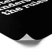 Pretending To Understand The Rules Funny Board Gam ポスター (角)