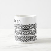 Pretending To Work From Home Custom Hidden Message コーヒーマグカップ (中央)