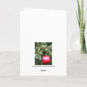 Prettige Feestdagen シーズンカード (裏面)