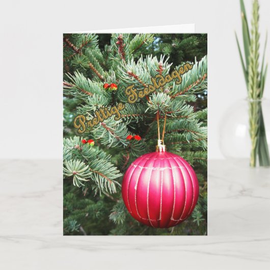 Prettige Feestdagen シーズンカード (正面)