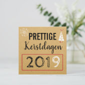 Prettige Kerstdagen Kerst kaart 招待状 (スタンド正面)