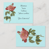 *PrettyピンクのヴィンテージのFlower*の名刺 名刺 (正面/裏面)