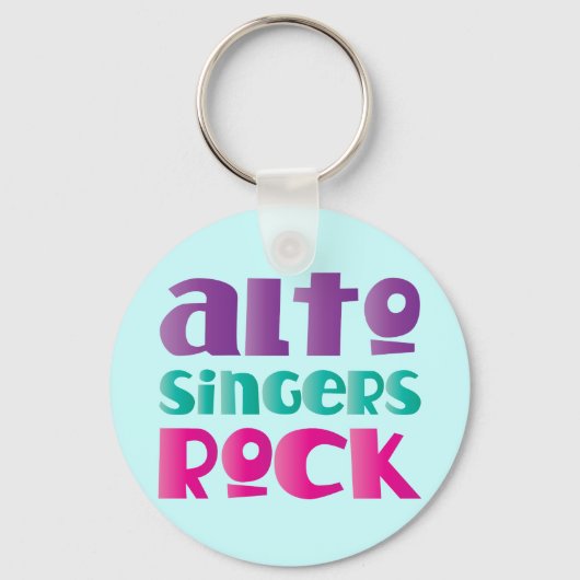 Pretty Alto Singers Rock Gift キーホルダー (正面)