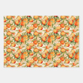 Pretty As A Peach, Peach Fuzz Themed Gift ラッピングペーパーシート (正面3)