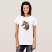Pretty Bay Horse T-Shirt with Name Tシャツ (正面フル)