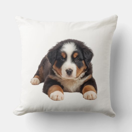 Pretty Bernese Mountain Dog クッション (正面)
