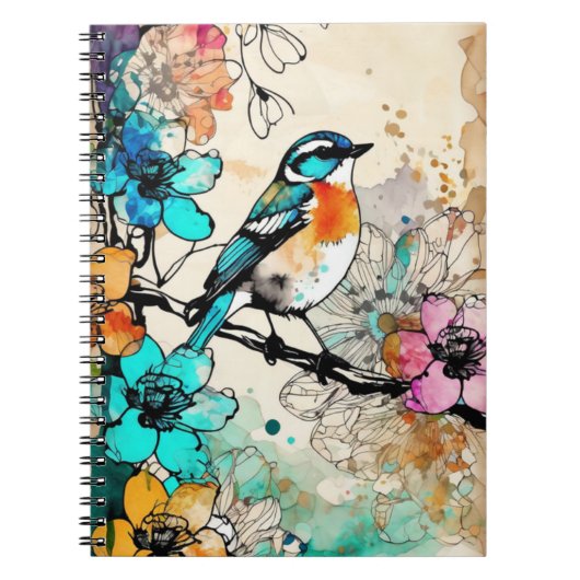 Pretty Bird | Notebook Journal ノートブック (正面)