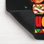 Pretty Black &amp; Educated African American Black マウスパッド (コーナー)