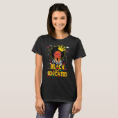 Pretty Black and Educated African History Month Ki Tシャツ (正面フル)