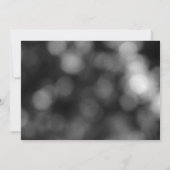 Pretty Black on White Typography Save the Date 2 セーブザデート (裏面)