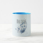 Pretty Blue Believe Butterfly マグカップ (中央)