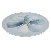 Pretty Blue Flower カッティングボード (角)