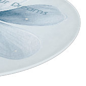 Pretty Blue Flower カッティングボード (角)