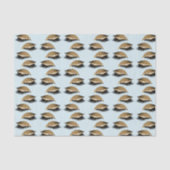 Pretty Blue Girly Gold Glam Glitter Eyelashes 薄葉紙 (正面)