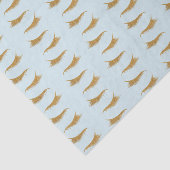 Pretty Blue Girly Gold Glam Glitter Eyelashes 薄葉紙 (詳細)