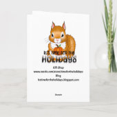 Pretty Blue Halloween Pumpkin Jack-o-lantern カード (裏面)