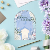 Pretty Blue wedding and festival アクリル招待状 (インサイチュ (ウェディング))