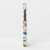 Pretty Blush Pink Floral Botanical Monogram Case-Mate iPhoneケース (裏面/左)