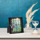 Pretty Boho Purple Dreamcatcher in Window   フォトプラーク (インサイチュ)