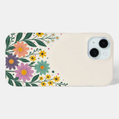 Pretty Bottom Border Flowers Case-Mate iPhoneケース (裏面 (横))