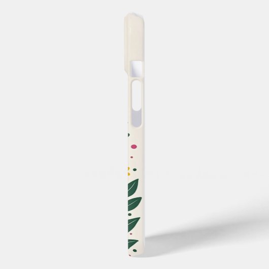 Pretty Bottom Border Flowers Case-Mate iPhoneケース (裏面 / 左)