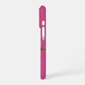 Pretty Bouquet of Pink Roses iPhoneケース (左側面)