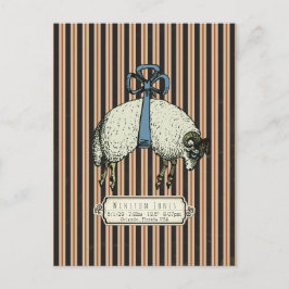 Pretty Bow Sheep™コレクション - ポストカード