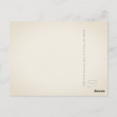 Pretty Bow Sheep™コレクション - ポストカード (裏面)