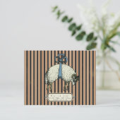 Pretty Bow Sheep™ Collection - ポストカード (スタンド正面)