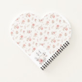 Pretty But Savage White Cat Rose Notebook ノートブック (裏面)