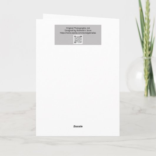 Pretty Cat Thinking of You Card カード (裏面)