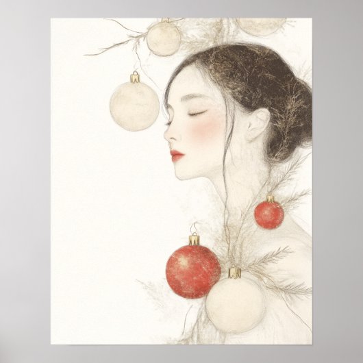 Pretty Christmas Lady  ポスター (正面)