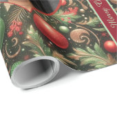 Pretty Christmas Wrapping Paper with Photo ラッピングペーパー (ロールコーナー)