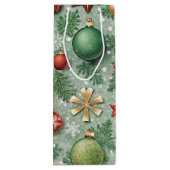 PRETTY COLOFUL CHRISTMAS ORNAMENTS ワインギフトバッグ (裏面)