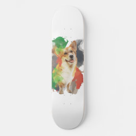 Pretty Corgi.  スケートボード