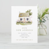 Pretty Cottage & Wildflowers Moving 案内状 (スタンド正面)