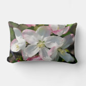 Pretty Crabapple Spring Flower Blossoms Close Up   ランバークッション (正面)