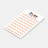 Pretty Custom Name Book Lover ポストイット (アングル)