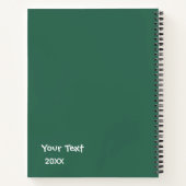 Pretty cute floral back to school children  ノートブック (裏面)