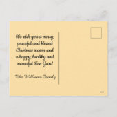 Pretty decorated gingerbread house  シーズンポストカード (裏面)