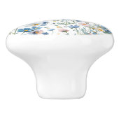 Pretty Delicate Botanical Floral セラミックノブ (側面)