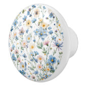 Pretty Delicate Botanical Floral セラミックノブ (右)