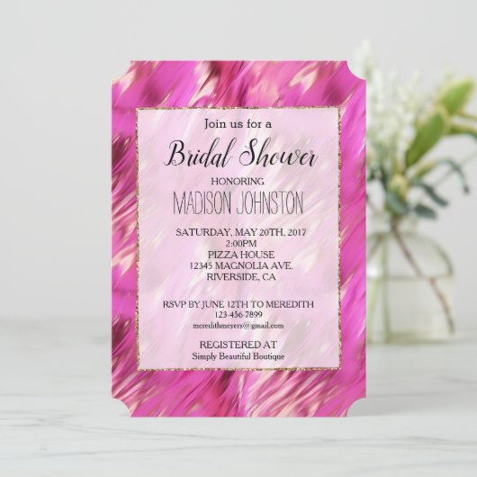 Pretty Dream Pink 招待状 (スタンド正面)