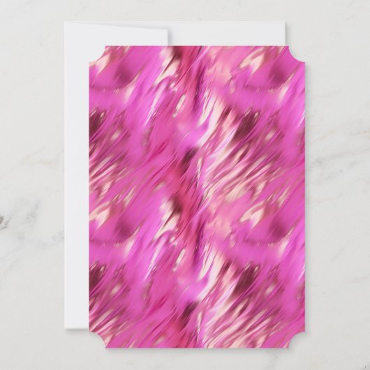 Pretty Dream Pink 招待状 (裏面)