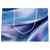 Pretty Dreamy 青紫 ブライダル シャワー ラージペーパーバッグ (正面)