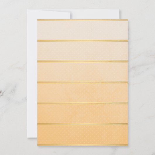 Pretty Elephant Terra Cotta Fall Baby Shower 招待状 (裏面)