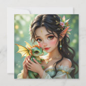 Pretty Elven Fairy & Dragon Ethereal カード (正面)