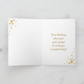 Pretty Elven Fairy & Dragon | Thinking About You カード (内部)