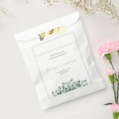 Pretty Eucalyptus Funeral Seed Packet フェイバーバッグ (封をした状態)
